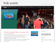 Tablet Screenshot of dsevents.ch